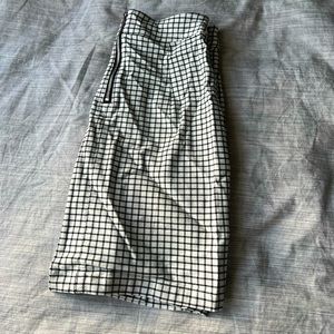 plaid skirt from garage